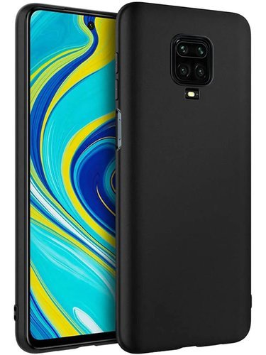 Чехол для смартфона Xiaomi Redmi Note 9S/9 Pro силиконовый (черный) Soft Thing, Aksberry фото