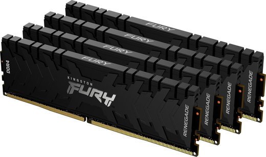 Память оперативная DDR4 64Gb (4x16Gb) Kingston Fury Beast Black 3000MHz CL15 (KF430C15RB1K4/64) фото