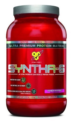 Протеин BSN Syntha-6 (1.32 кг), Клубничный молочный коктейль фото