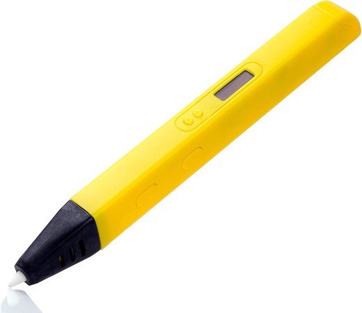 3D ручка SPIDER PEN SLIM с OLED-Дисплеем желтая, 4200Y фото