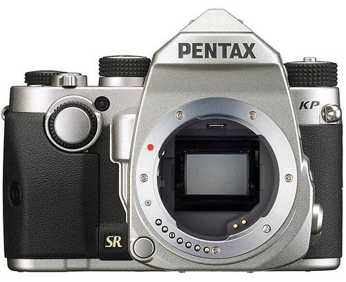 Зеркальный фотоаппарат PENTAX KP body (3 рукоятки в комплекте) silver фото