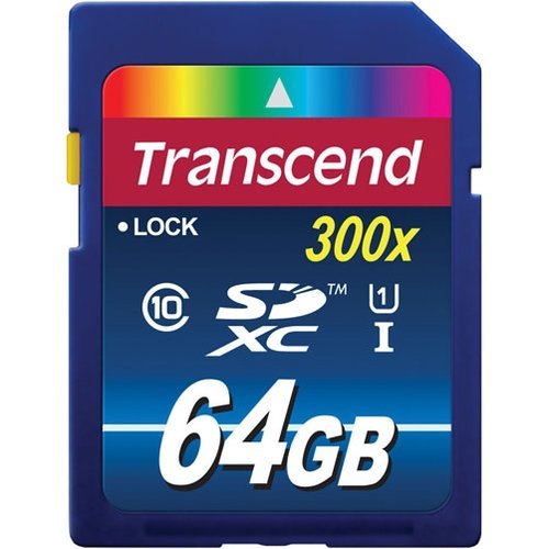 Карта памяти Transcend SDXC Premium 400X Class 10 UHS-I U1 (60/10MB/s) 64GB фото