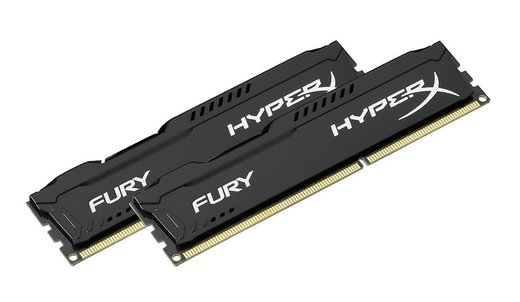 Память оперативная DDR3 16GB (2x8Gb) Kingston HyperX Fury PC14900 KIT2 HX318C10FBK2/16 фото