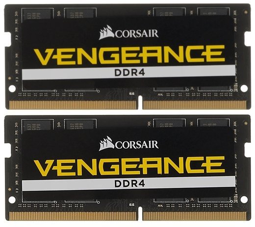 Память оперативная DDR4 SO-DIMM 32Gb (2x16Gb) Corsair Vengeance 2666MHz CL18 (CMSX32GX4M2A2666C18) фото