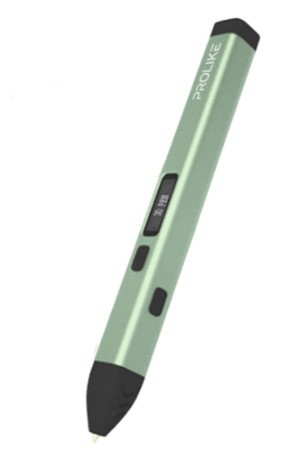 3D ручка Prolike с дисплеем, большой набор пластика, цвет зеленый фото