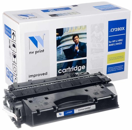 Картридж NVPrint совместимый HP CF280X для LaserJet Pro M401d/M401dn/M401dw/M401a/M401dne/MFP-M425dw/M425dn (6900k) фото