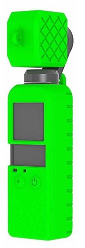 Чехол Puluz силиконовый для DJI Osmo Pocket, зеленый фото