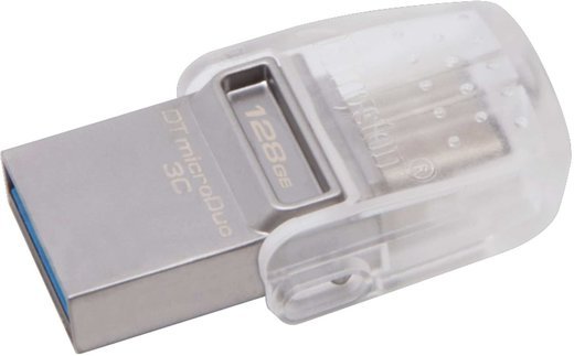 Флеш-накопитель Kingston DataTraveler microDuo 3C USB Type-C 3.1/USB 3.1 128GB фото