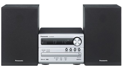 Музыкальная система Panasonic SC-PM250EE-S, серебристый фото