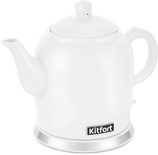 Чайник Kitfort КТ-691-1 белый фото