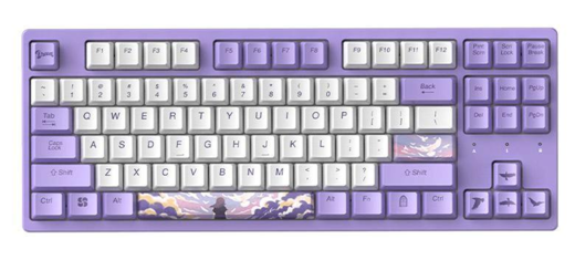 Механическая клавиатура Dareu A87L Dream, фиолетовый (Eng/Rus) фото