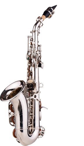 Саксофон-сопрано Bb Lade с аксессуарами, серебристый фото