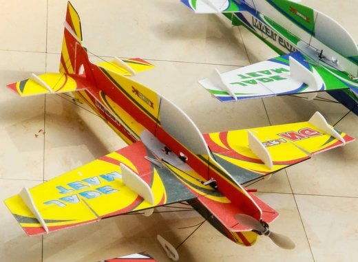 Набор для сборки радиоуправляемого самолета T-motor&Jade Team Extra NG, желто-красный фото