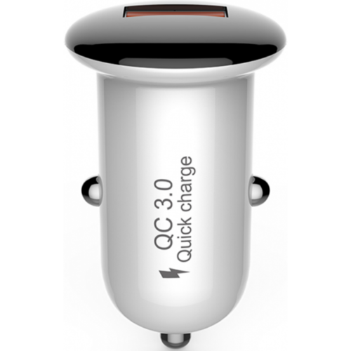 АЗУ Devia Mushroom Series QC 3.0 18W (1 USB), белый с черной шляпкой фото