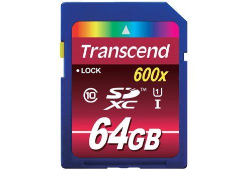 Карта памяти Transcend SDXC Ultimate 600X Class 10 UHS-I U1 (80/40MB/s) 64GB фото