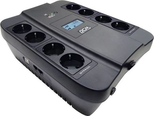 Интерактивный ИБП Powercom Spider SPD-550U LCD 330Вт 550ВА, черный фото