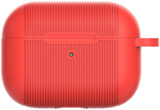 Чехол Bakeey силиконовый для хранения наушников Apple Airpods Pro 2019, красный фото