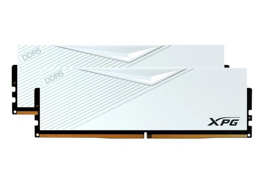 Память оперативная DDR5 16Gb (2x8Gb) Adata XPG Lancer 5200MHz, белый радиатор фото