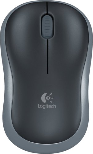 Беспроводная мышь Logitech M185, серый фото