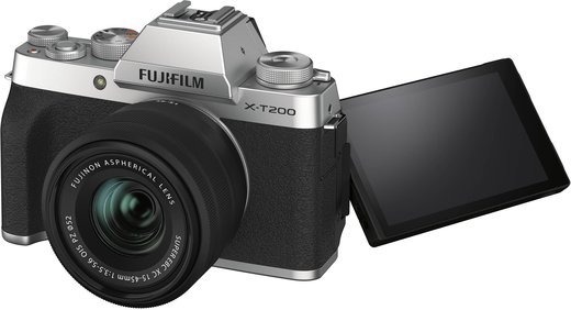 Фотоаппарат Fujifilm X-T200 Kit 15-45mm серебро фото
