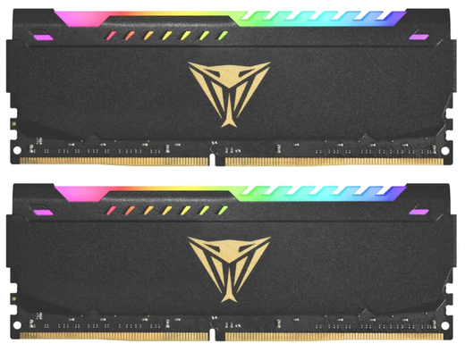 Память оперативная DDR4 16Gb (2x8Gb) Patriot Viper Steel RGB 3600MHz CL20 (PVSR416G360C0K) фото