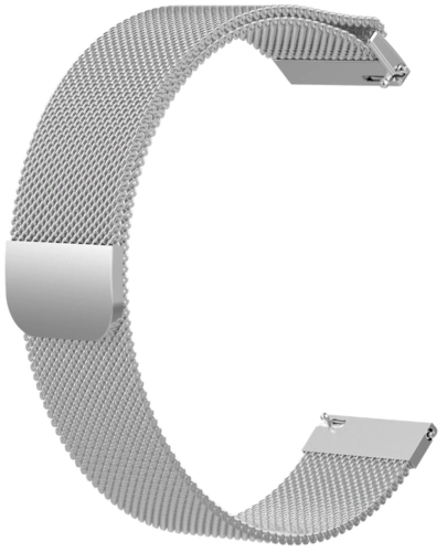 Ремешок Bakeey для часов Xiaomi, нержавеющая сталь, серебро, 22 мм, магнитный замок фото