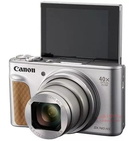 Цифровой фотоаппарат Canon PowerShot SX740 HS серебро фото