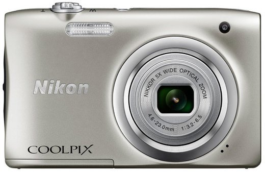 Цифровой фотоаппарат Nikon Coolpix A100, серебро фото