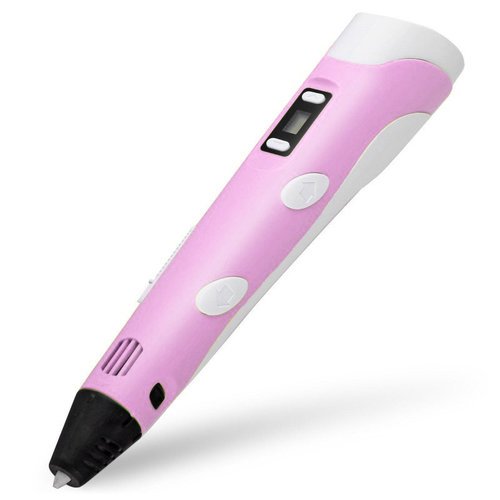 3D ручка MyRiwell RP-100B Stereo с LCD-дисплеем (2-го поколения), розовая фото
