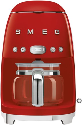 Капельная кофеварка SMEG DCF02RDEU, красный фото