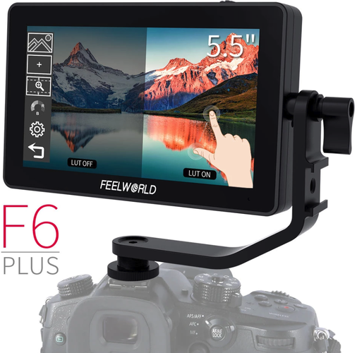 Накамерный монитор Feelworld F6 Plus 3D LUT Touch Screen 5.5" фото