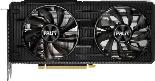 Видеокарта Palit GeForce RTX 3060Ti Dual 8GB LHR V1 (NE6306T019P2-190AD) фото