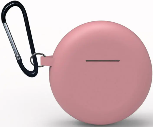 Силиконовый чехол Bakeey с брелком для Huawei Freebuds 3, розовый фото