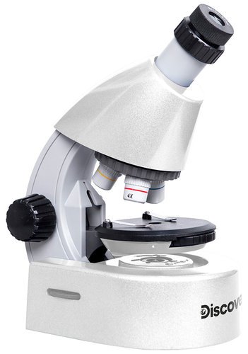 Микроскоп Discovery Micro Polar с книгой, белый фото