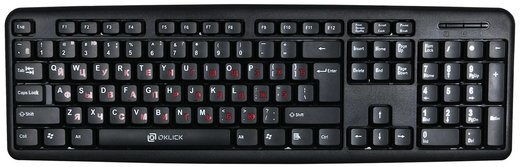 Клавиатура Оклик 90M, черный фото