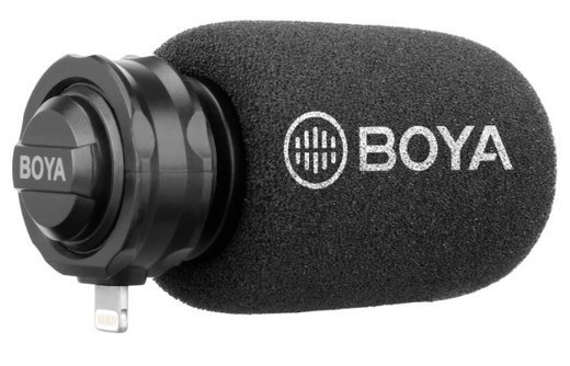 Микрофон Boya BY-DM200 кардиоидный для устройств на iOS с Apple Lightning, 20-20000 Гц, 80 дБ, -38 дБ +/-3 дБ фото