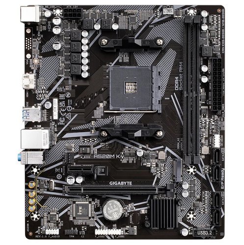 Материнская плата Gigabyte A520M K фото
