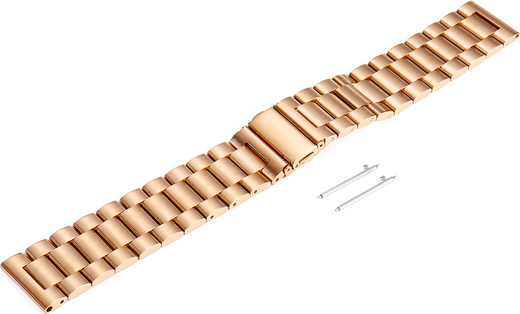 Ремешок для часов Samsung Galaxy Watch 46mm/Galaxy Watch 42mm, нержавеющая сталь, золото, 46 мм фото