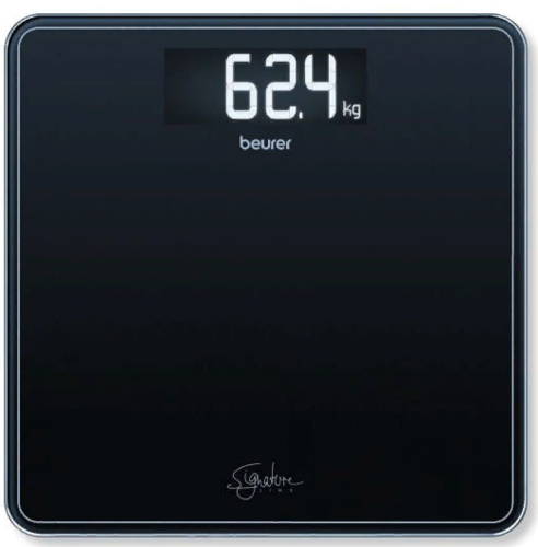 Весы напольные электронные Beurer GS400 Signature Line макс.200кг черный фото