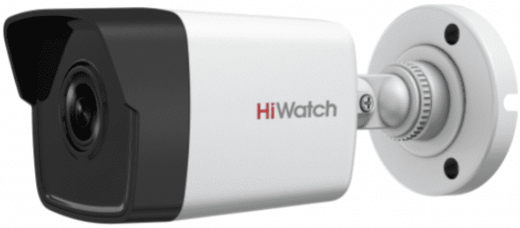 Видеокамера IP Hikvision HiWatch DS-I100 (B) 4-4мм цветная корп.:белый фото