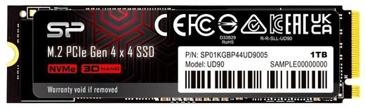 Жесткий диск SSD M.2 Silicon Power UD90 1Tb (SP01KGBP44UD9005) фото