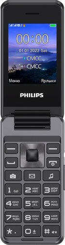 Мобильный телефон Philips Xenium E2601 Темно-серый фото