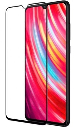 Защитное стекло для Xiaomi Redmi 9 Full Screen Full Glue (3D) черный, Redline фото