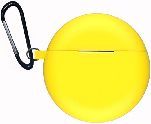 Силиконовый чехол Bakeey с брелком для Huawei Freebuds 3, желтый фото