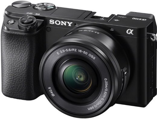 Фотоаппарат Sony Alpha A6100 kit 16-50 f/3.5-5.6 OSS, черный ( фото