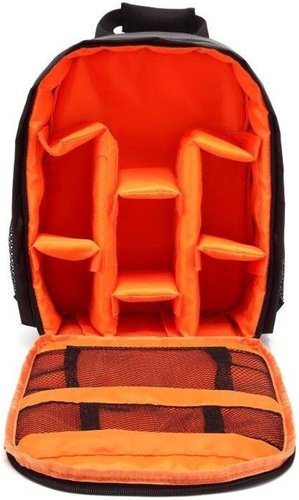 Фоторюкзак для DSLR камеры и аксессуаров, оранжевый фото