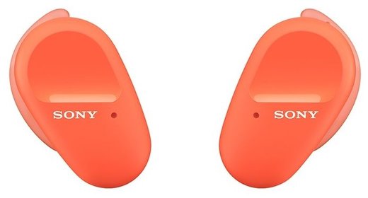 Наушники Sony WF-SP800N, оранжевый фото