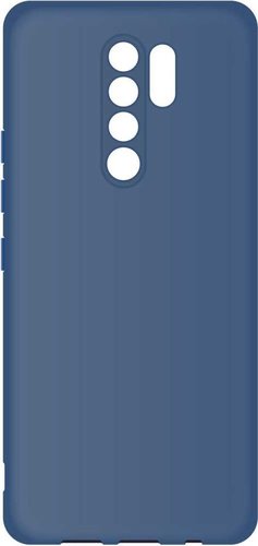 Чехол-накладка для Xiaomi Redmi 9T синий, Microfiber Case, Borasco фото