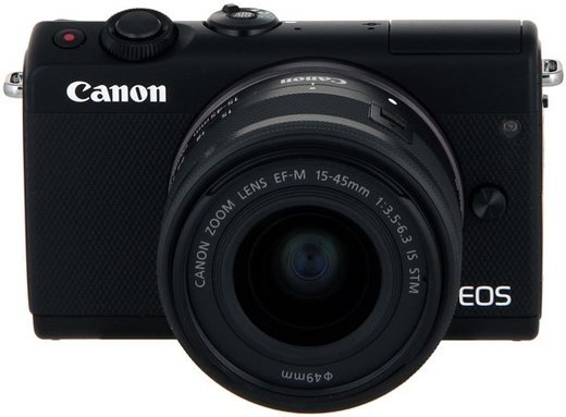 Беззеркальный фотоаппарат Canon EOS M100 kit EF-M 15-45mm f/3.5-6.3 IS STM черный ( фото