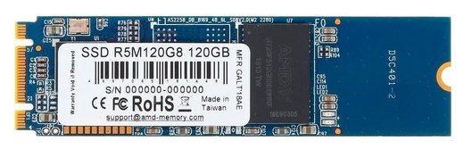 Жесткий диск SSD M.2 AMD Radeon 120Gb R5M120G8) фото